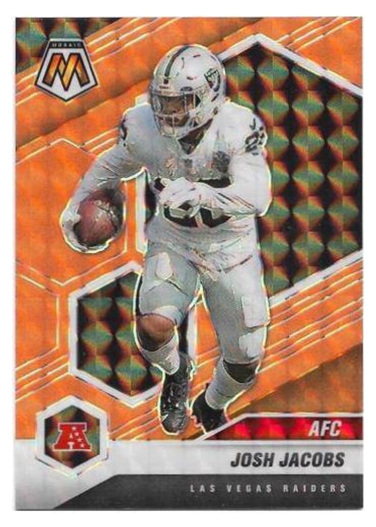 2021 Panini Mosaic Base Set Josh Jacobs #235 card