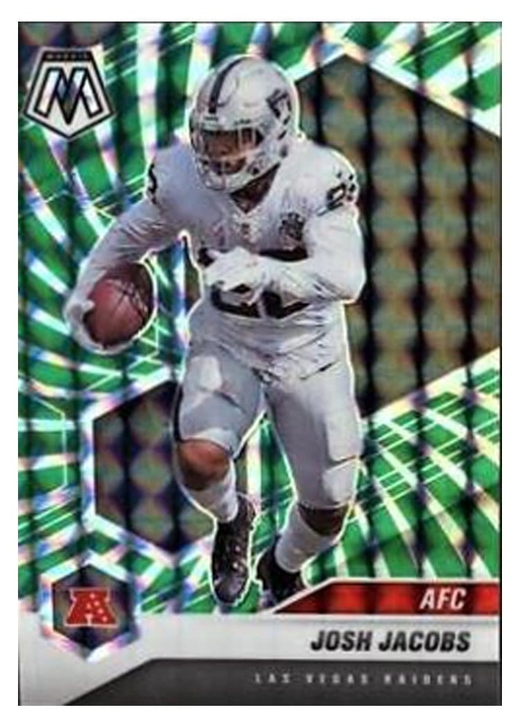 2021 Panini Mosaic Base Set Josh Jacobs #235 card