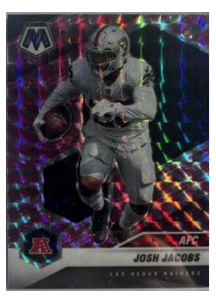 2021 Panini Mosaic Base Set Josh Jacobs #235 card