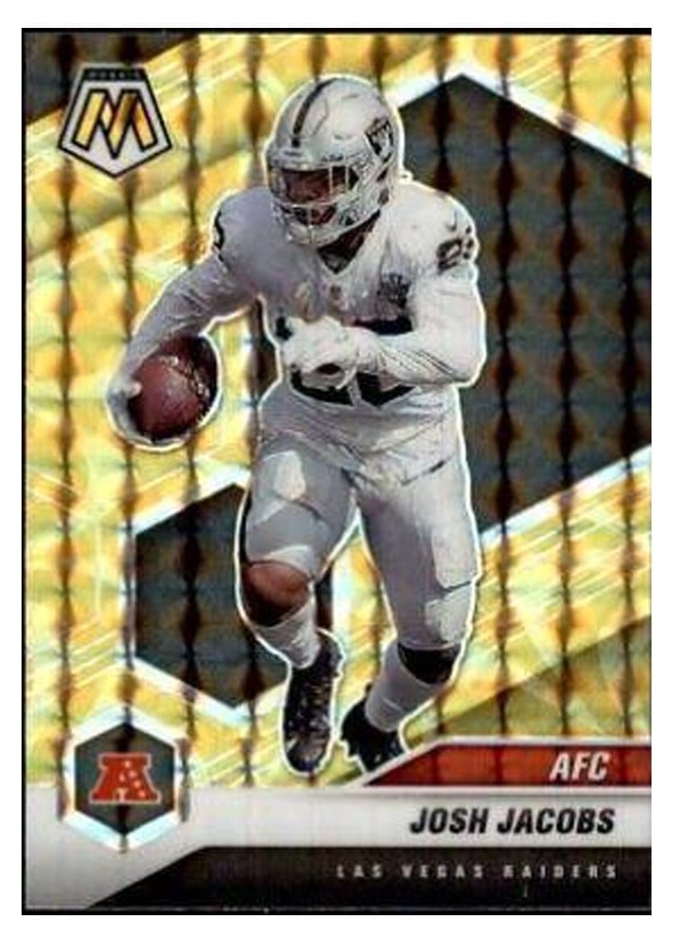 2021 Panini Mosaic Base Set Josh Jacobs #235 card