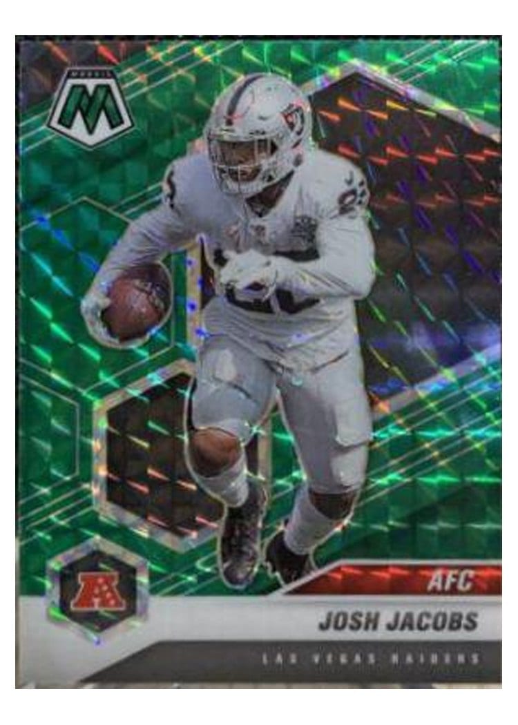 2021 Panini Mosaic Base Set Josh Jacobs #235 card