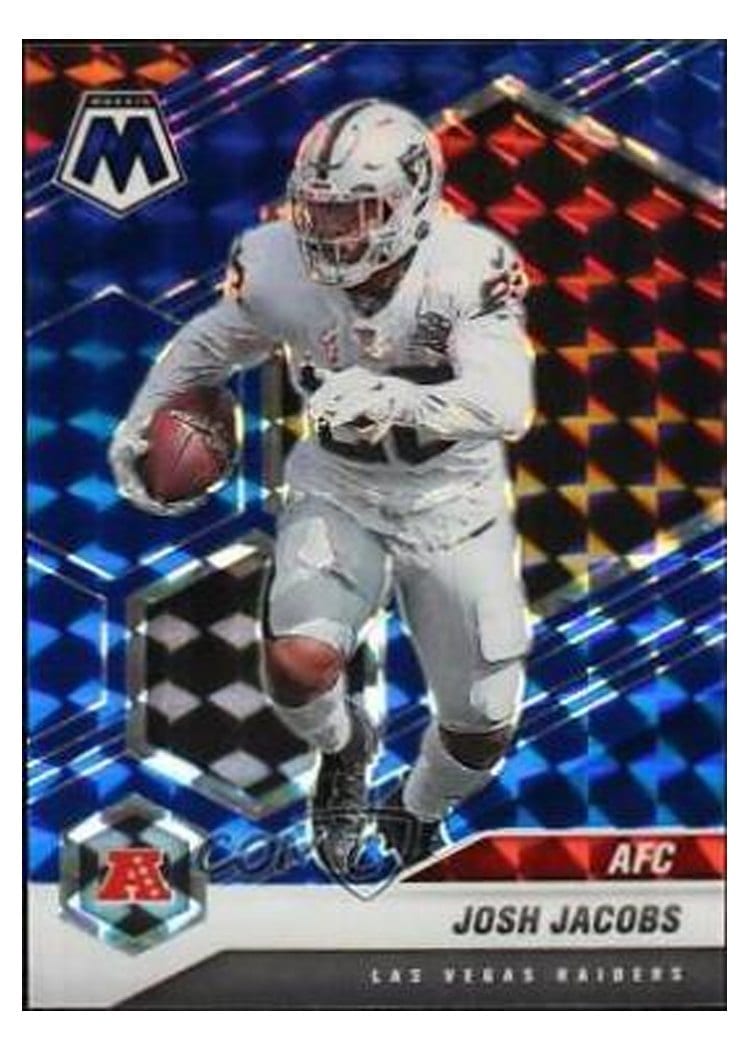 2021 Panini Mosaic Base Set Josh Jacobs #235 card