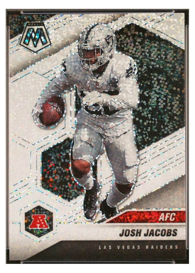 2021 Panini Mosaic Base Set Josh Jacobs #235 card