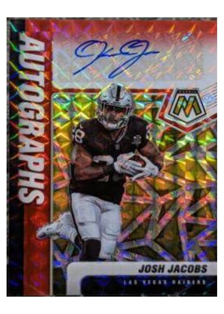 2021 Panini Prizm Base Set Josh Jacobs #180 card