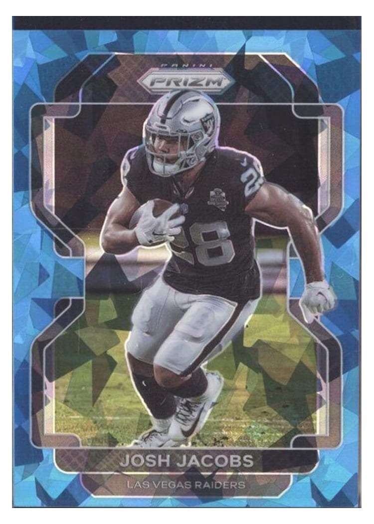 2021 Panini Prizm Base Set Josh Jacobs #180 card