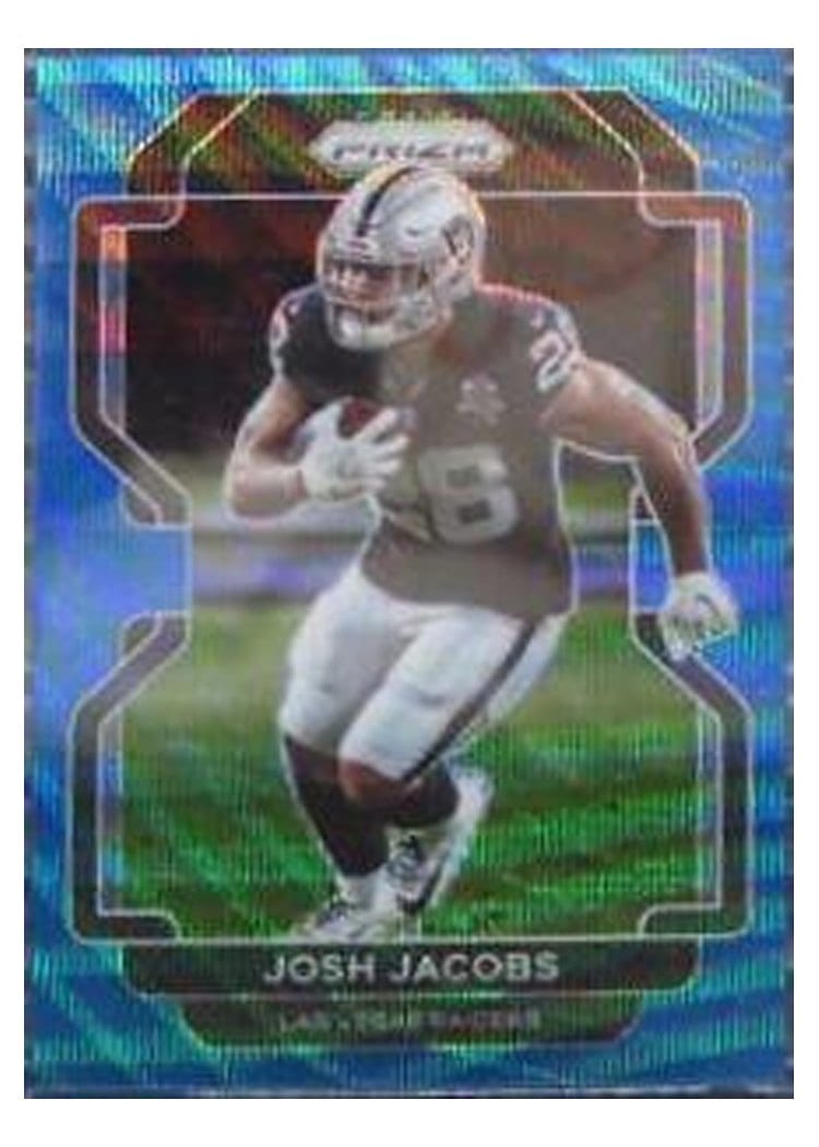 2021 Panini Prizm Base Set Josh Jacobs #180 card