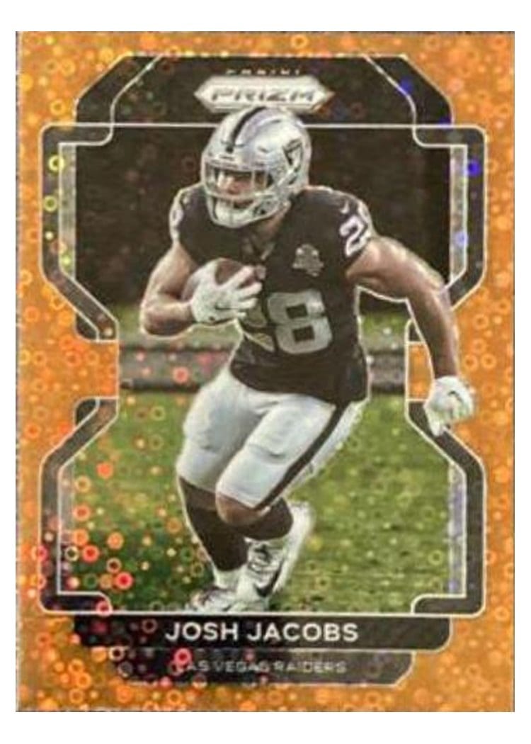 2021 Panini Prizm Base Set Josh Jacobs #180 card
