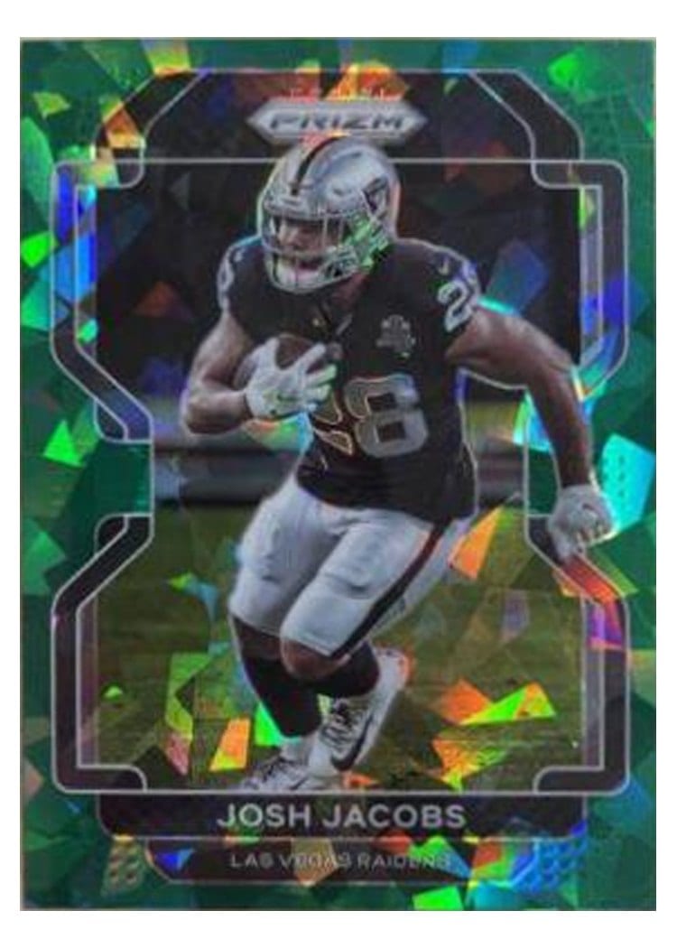 2021 Panini Prizm Base Set Josh Jacobs #180 card