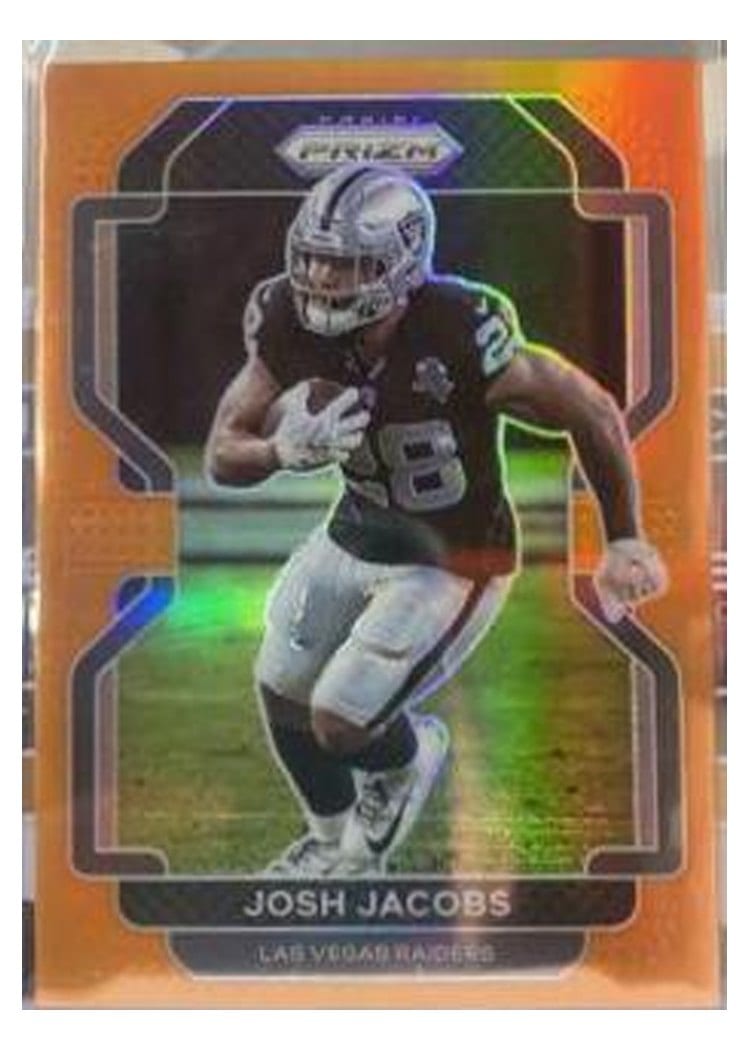 2021 Panini Prizm Base Set Josh Jacobs #180 card