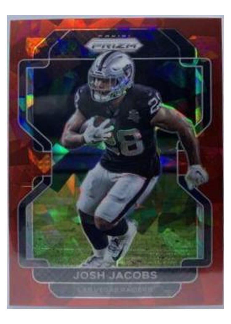 2021 Panini Prizm Base Set Josh Jacobs #180 card