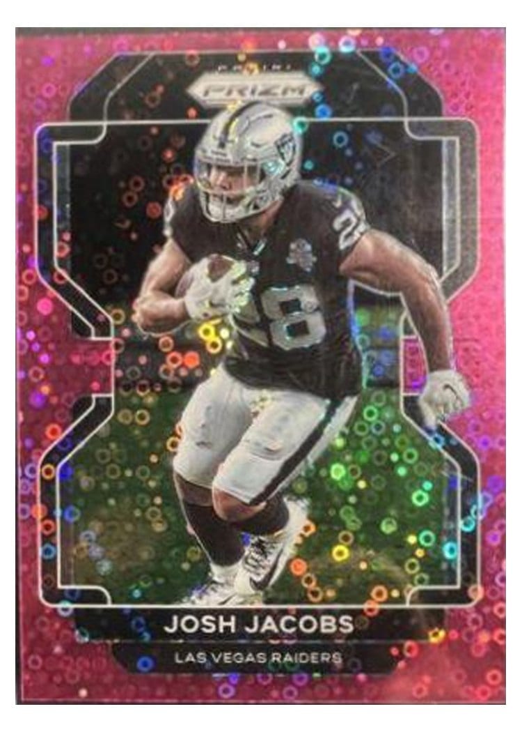 2021 Panini Prizm Base Set Josh Jacobs #180 card