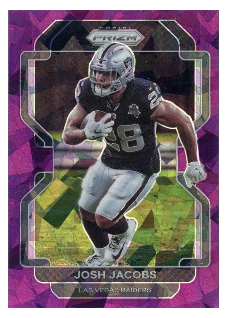 2021 Panini Prizm Base Set Josh Jacobs #180 card