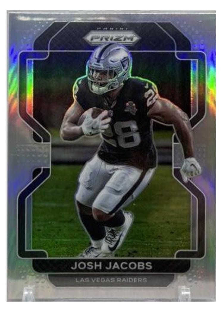 2021 Panini Prizm Base Set Josh Jacobs #180 card