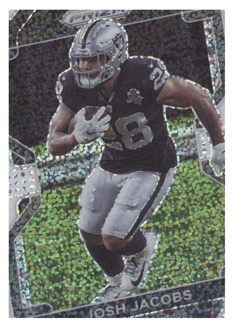 2021 Panini Prizm Base Set Josh Jacobs #180 card