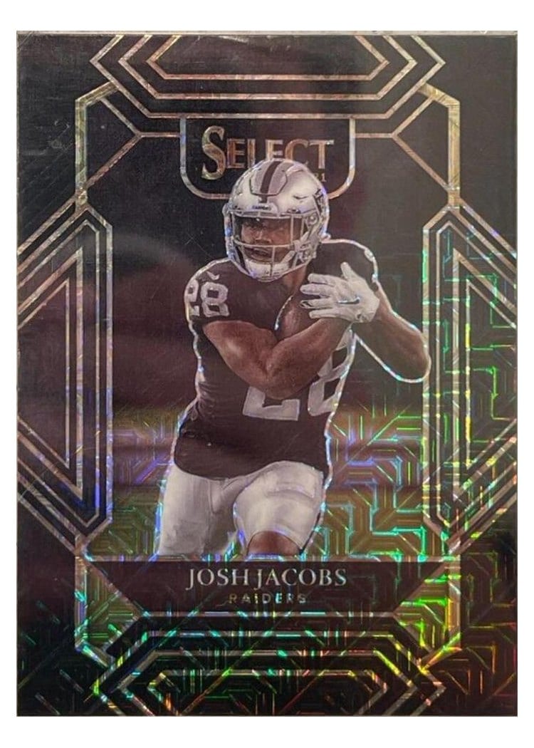 2021 Panini Select Base Set Josh Jacobs #221 card