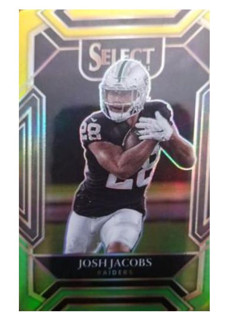 2021 Panini Select Base Set Josh Jacobs #221 card