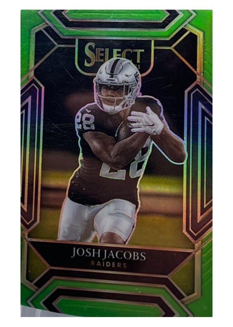 2021 Panini Select Base Set Josh Jacobs #221 card