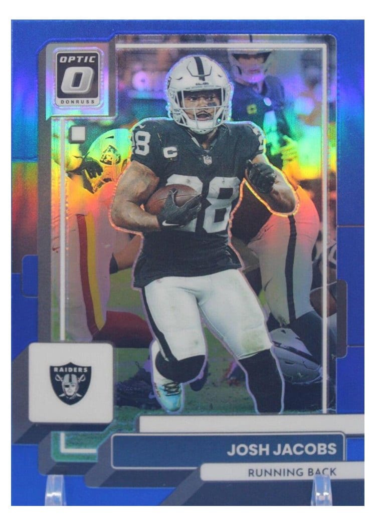 2022 Donruss Optic Base Set Josh Jacobs #102 card