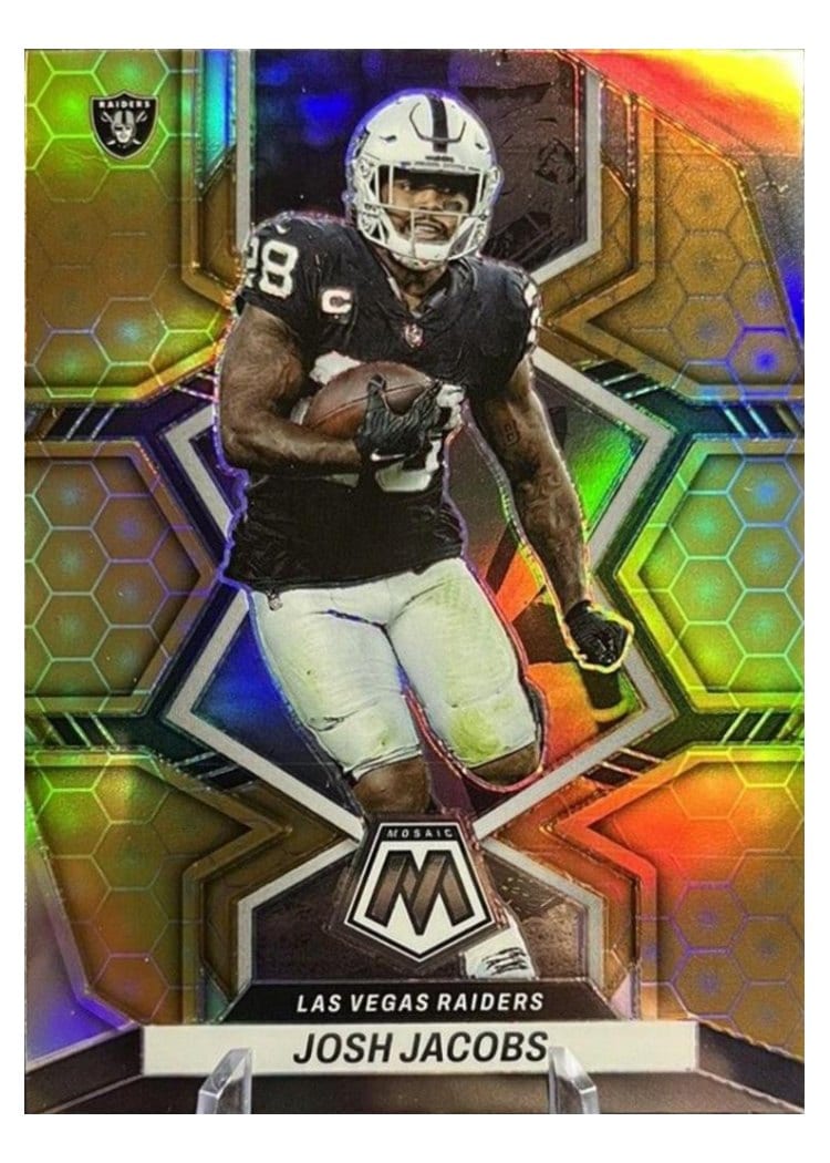 2022 Panini Mosaic Base Set Josh Jacobs #116 card