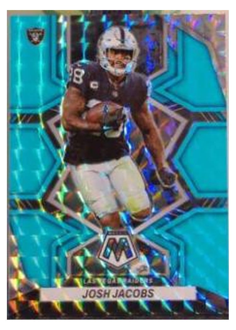2022 Panini Mosaic Base Set Josh Jacobs #116 card