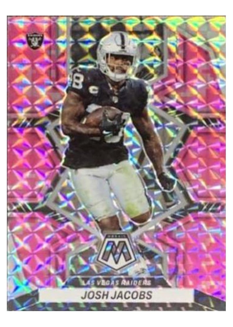 2022 Panini Mosaic Base Set Josh Jacobs #116 card