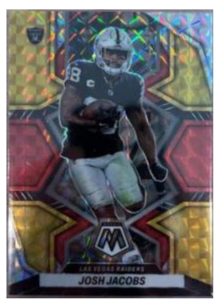 2022 Panini Mosaic Base Set Josh Jacobs #116 card
