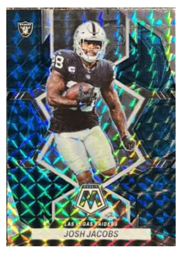 2022 Panini Mosaic Base Set Josh Jacobs #116 card