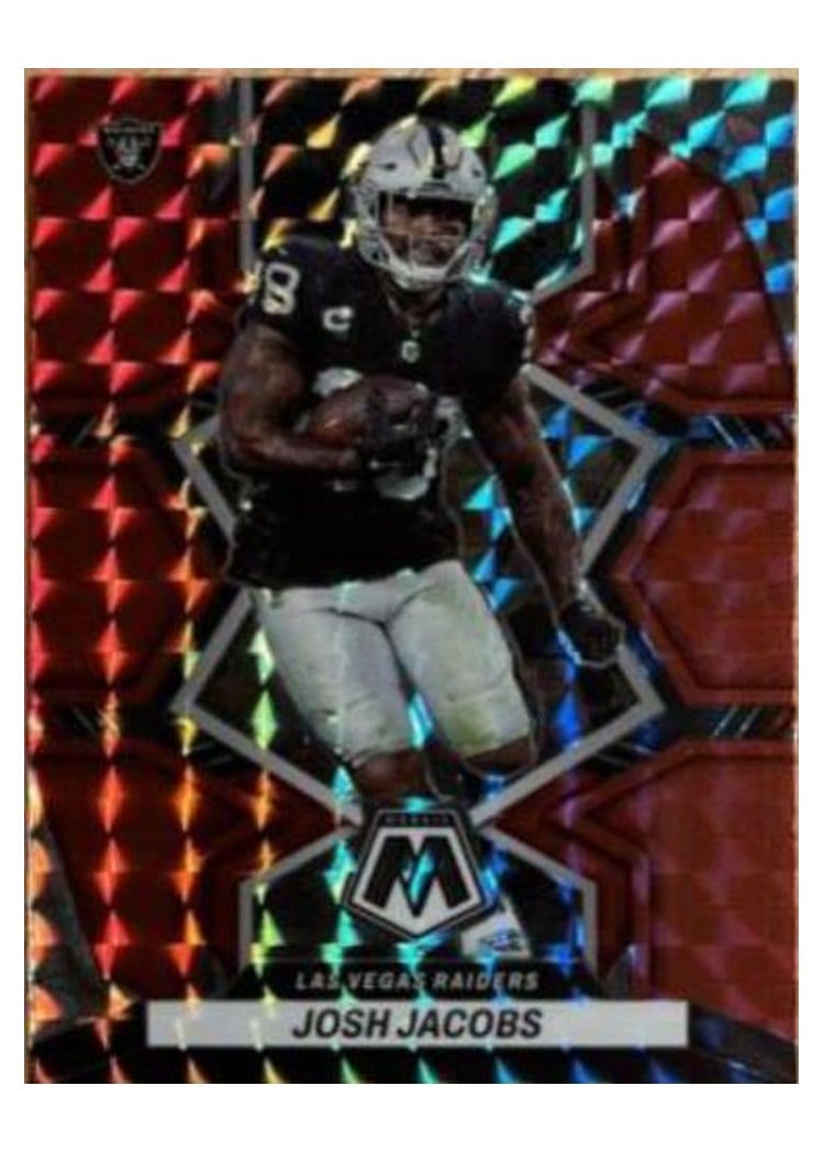 2022 Panini Mosaic Base Set Josh Jacobs #116 card