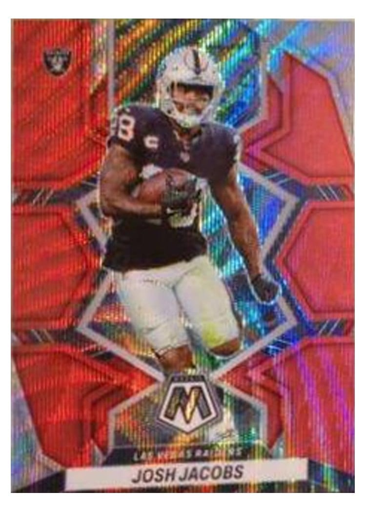 2022 Panini Mosaic Base Set Josh Jacobs #116 card