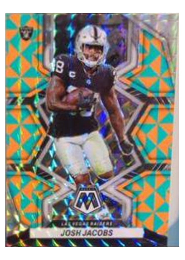 2022 Panini Mosaic Base Set Josh Jacobs #116 card