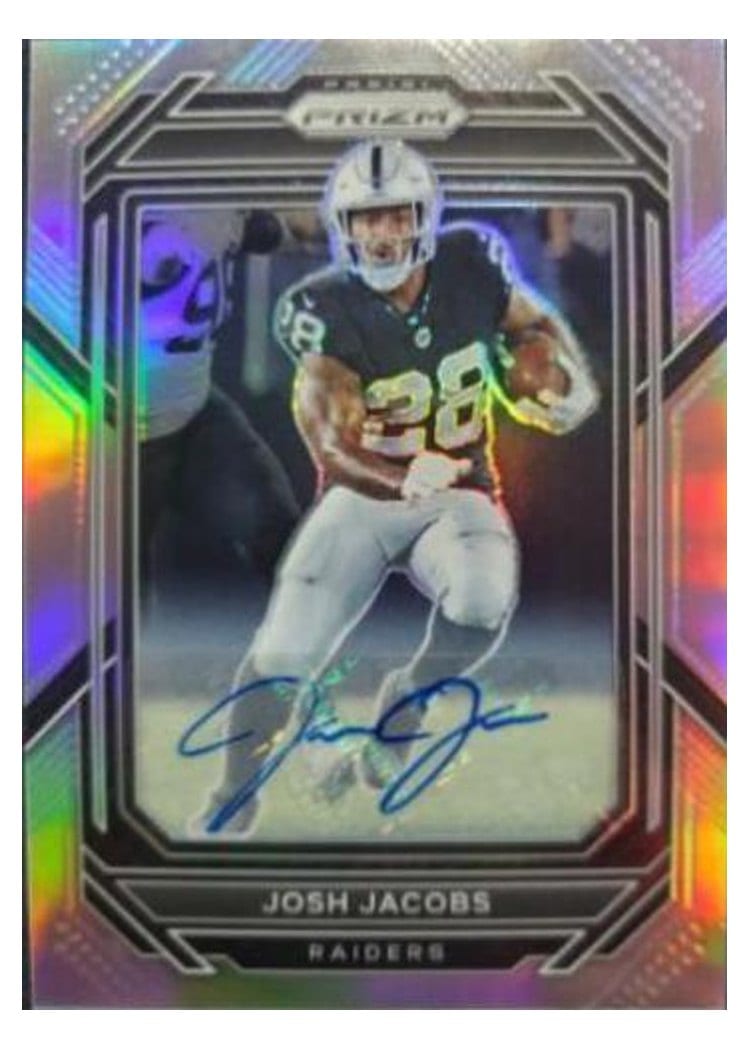 2022 Panini Prizm Base Set Josh Jacobs #170 card