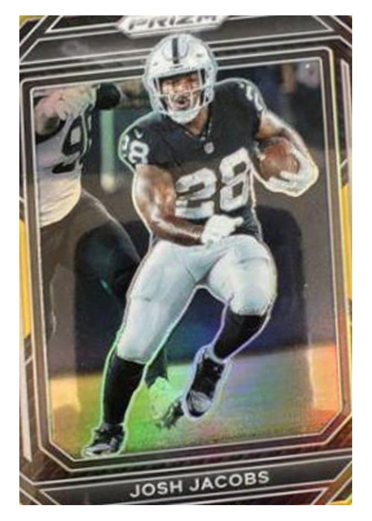 2022 Panini Prizm Base Set Josh Jacobs #170 card