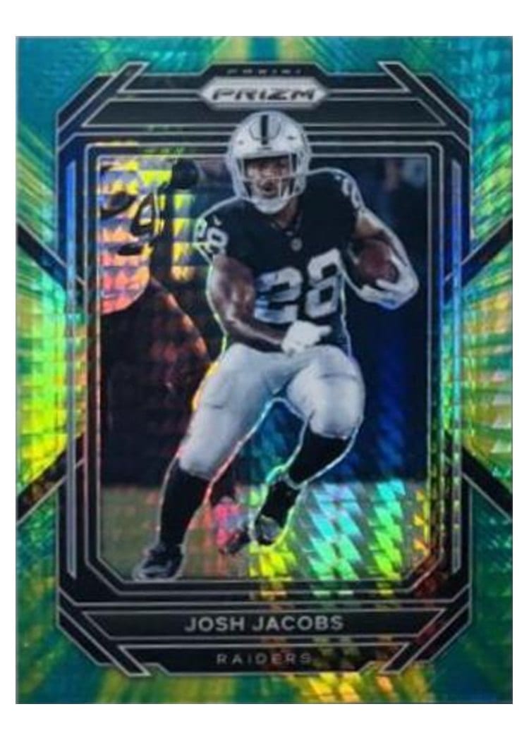 2022 Panini Prizm Base Set Josh Jacobs #170 card