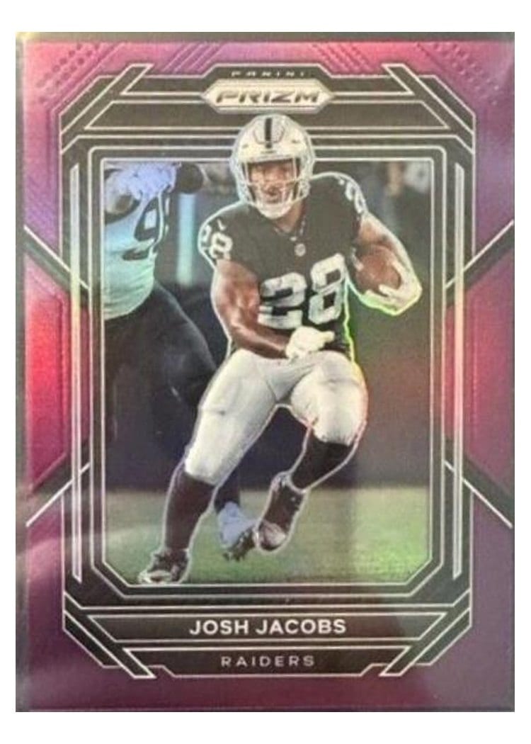 2022 Panini Prizm Base Set Josh Jacobs #170 card