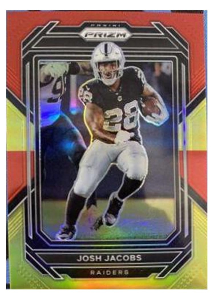 2022 Panini Prizm Base Set Josh Jacobs #170 card