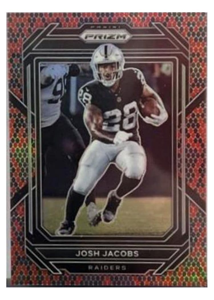 2022 Panini Prizm Base Set Josh Jacobs #170 card