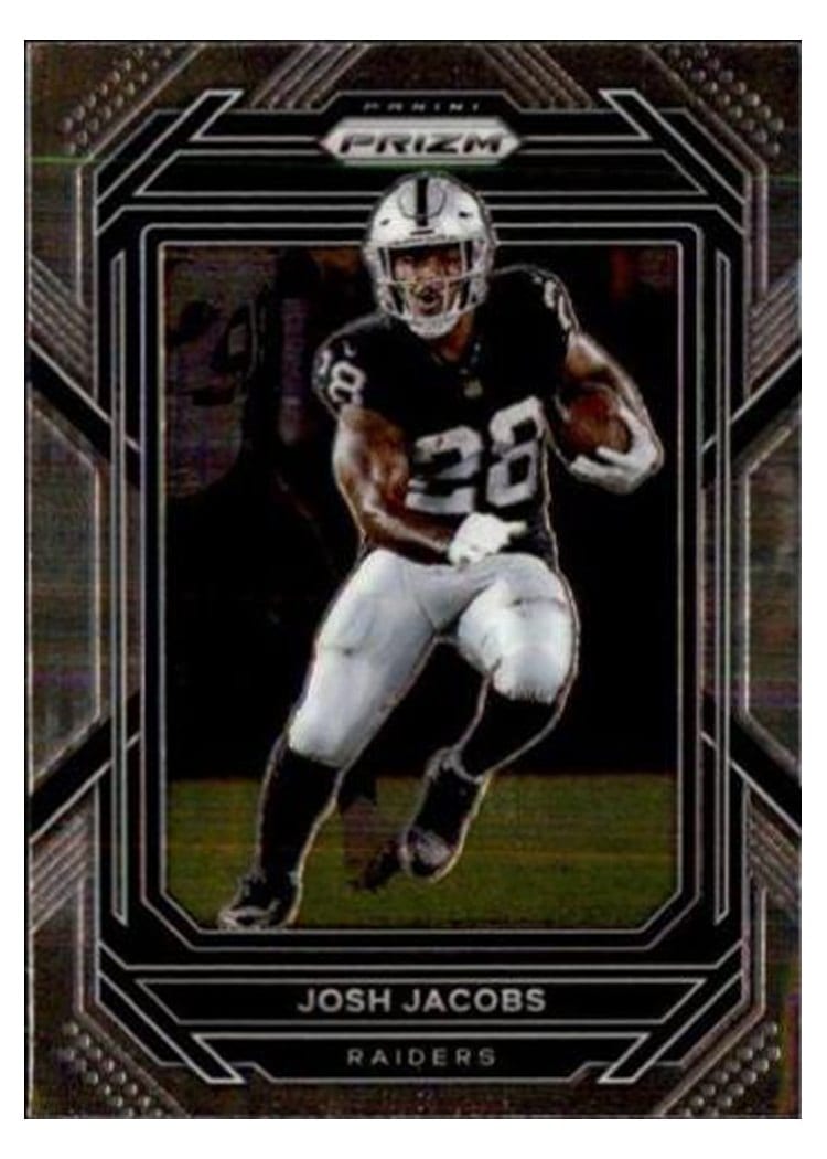 2022 Panini Prizm Base Set Josh Jacobs #170 card