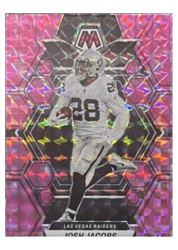 2023 Panini Mosaic Base Set Josh Jacobs #119 card