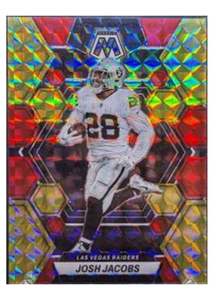 2023 Panini Mosaic Base Set Josh Jacobs #119 card