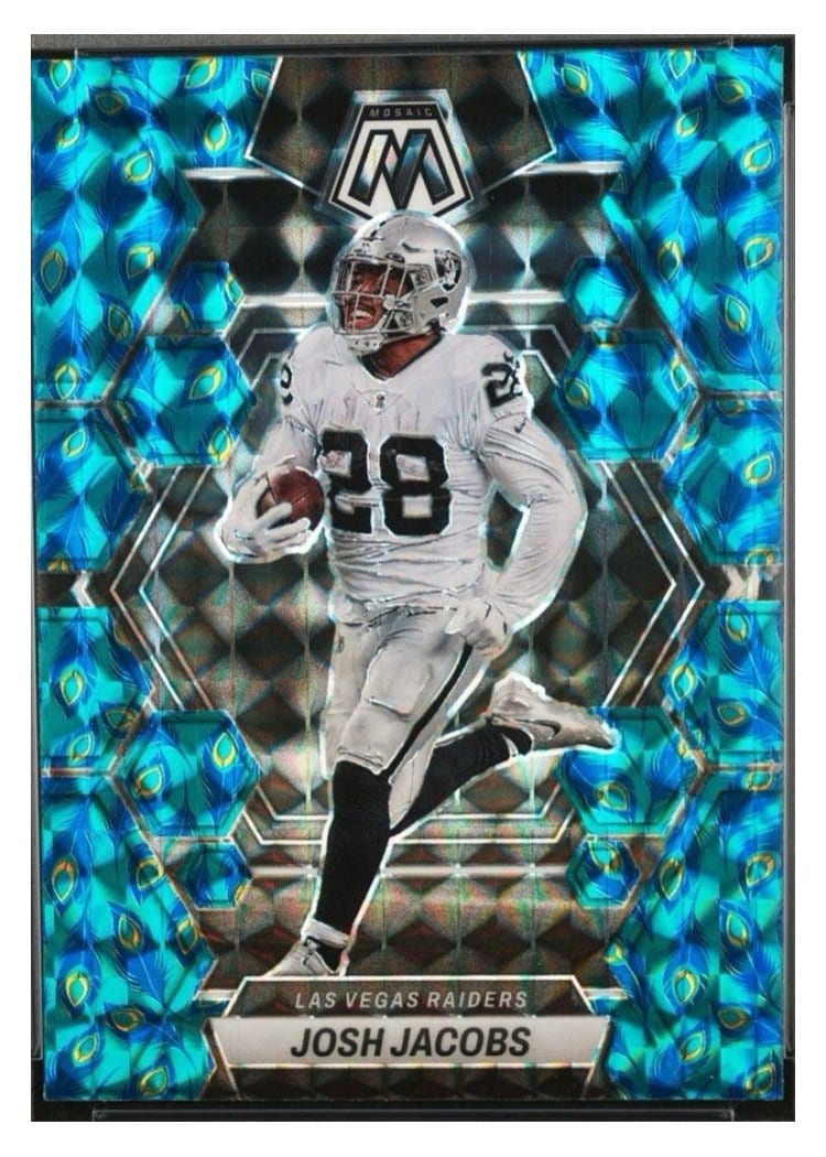 2023 Panini Mosaic Base Set Josh Jacobs #119 card
