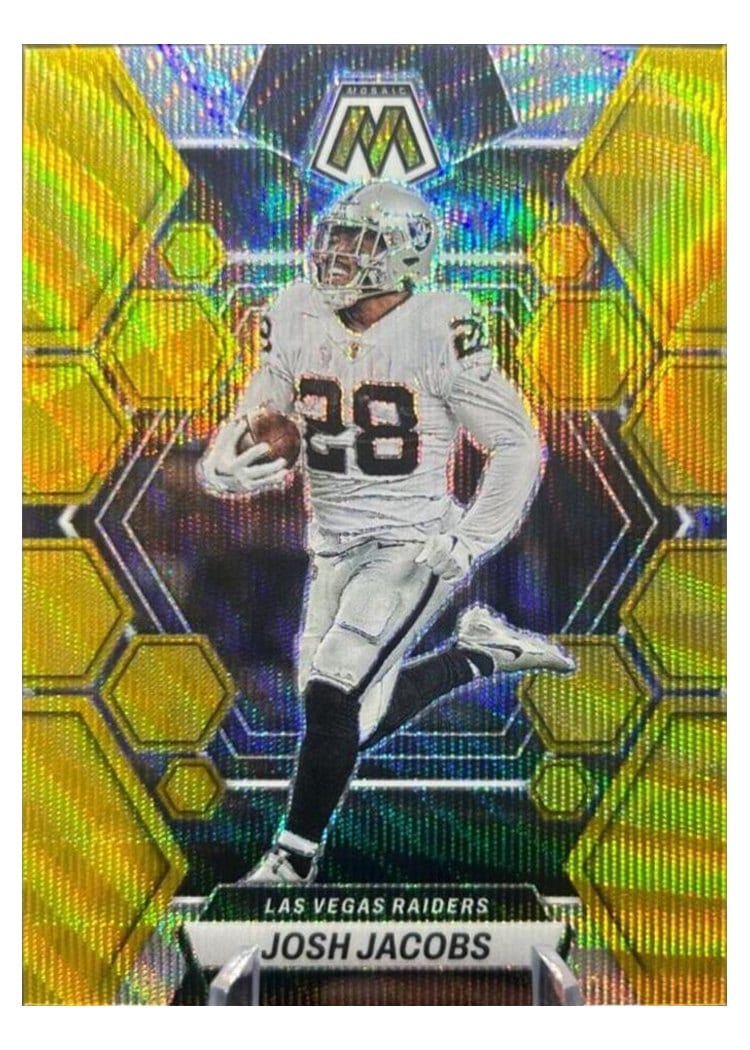 2023 Panini Mosaic Base Set Josh Jacobs #119 card