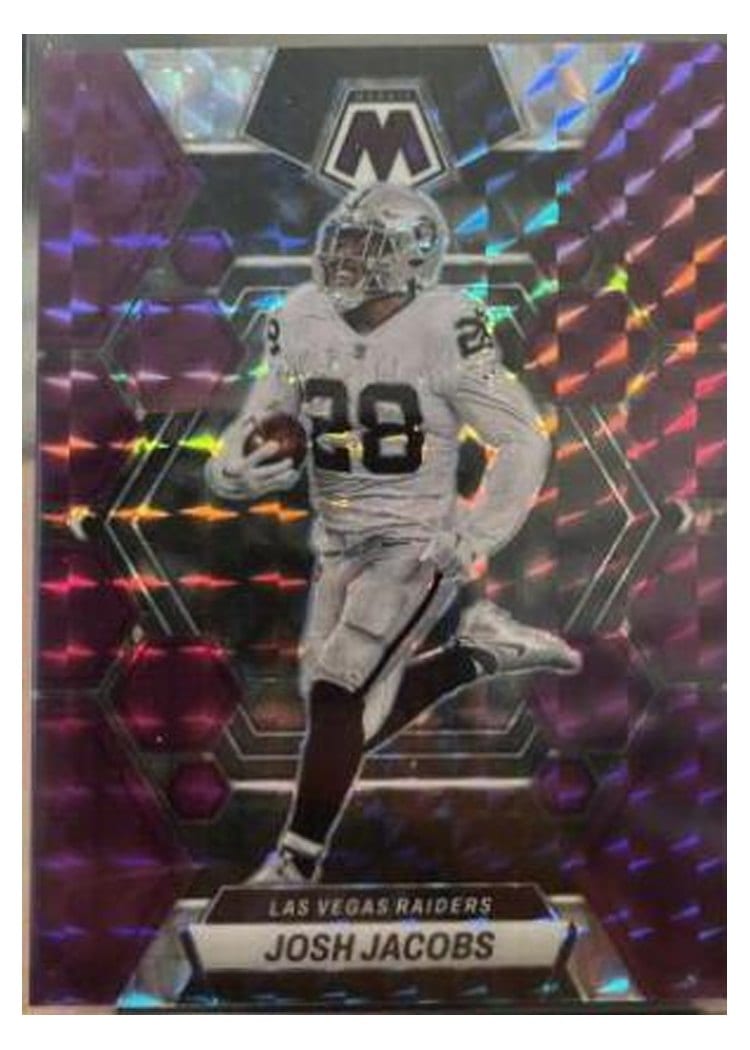 2023 Panini Mosaic Base Set Josh Jacobs #119 card