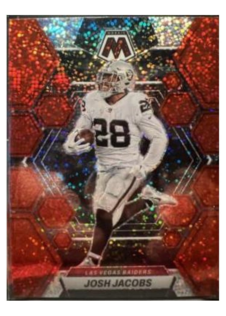 2023 Panini Mosaic Base Set Josh Jacobs #119 card