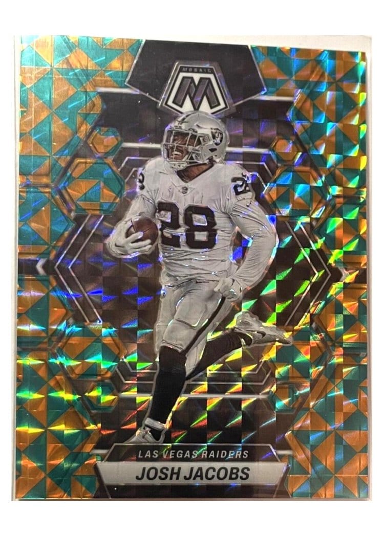 2023 Panini Mosaic Base Set Josh Jacobs #119 card