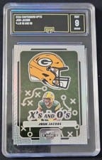 2024 Panini Contenders Optic X's and O's Josh Jacobs #22 card