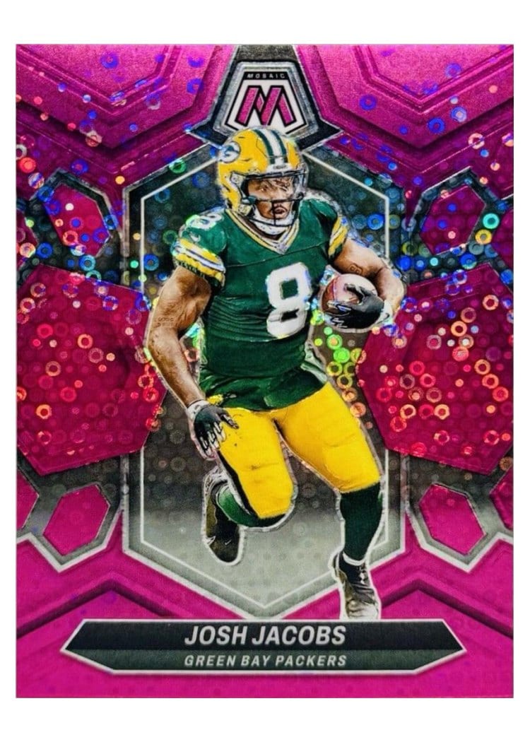2024 Panini Mosaic Base Set Josh Jacobs #79 card