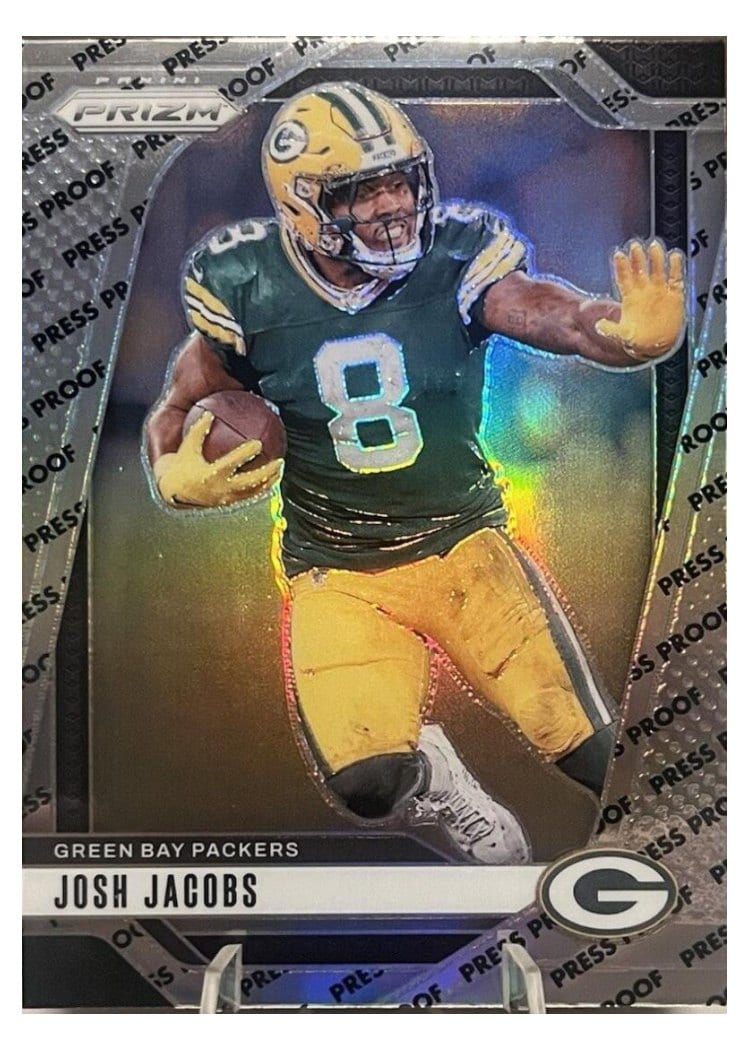2024 Panini Prizm Base Set Josh Jacobs #102 card