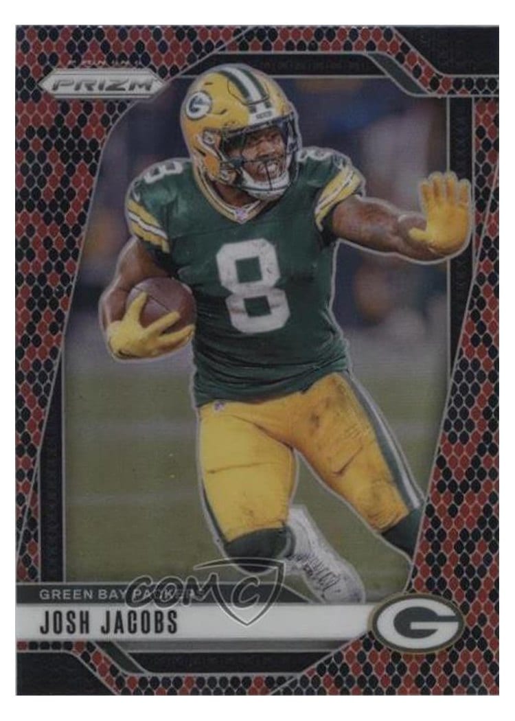 2024 Panini Prizm Base Set Josh Jacobs #102 card