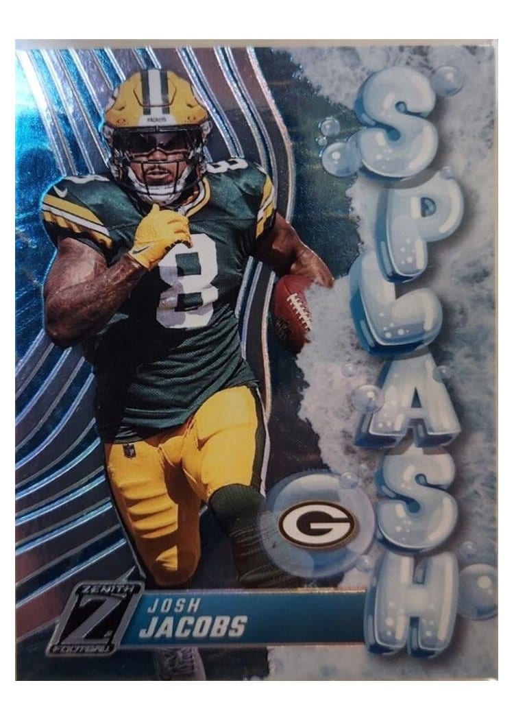2024 Panini Zenith Splash Josh Jacobs #25 card