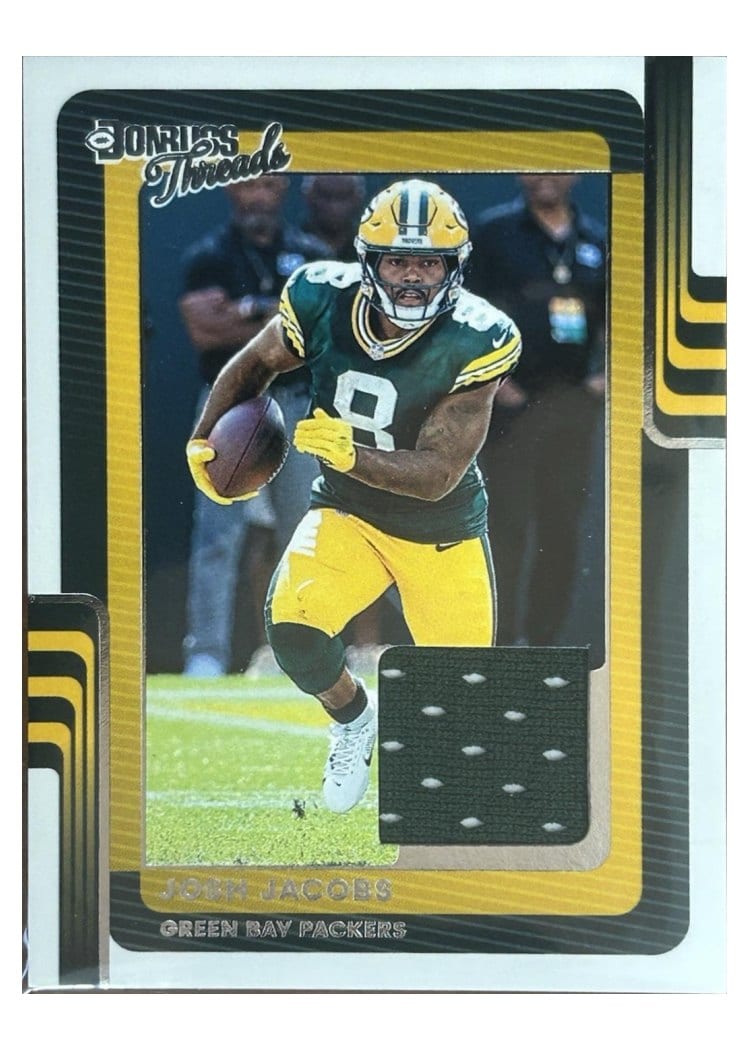 2025 Donruss Donruss Threads Josh Jacobs #DTH-JJS card